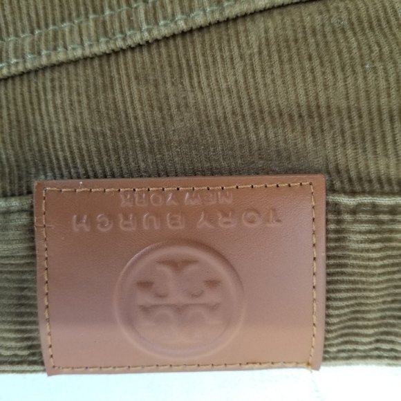 Tory Burch Womens Jeans  Brown Corduroy Button Fly Straight Fit  Pants 30 x 28 - Picture 11 of 12